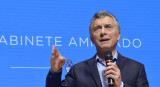 Mauricio Macri en reunión de Gabinete ampliado