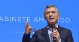 Mauricio Macri en reunión de Gabinete ampliado