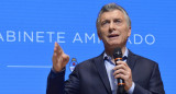 Mauricio Macri en reunión de Gabinete ampliado