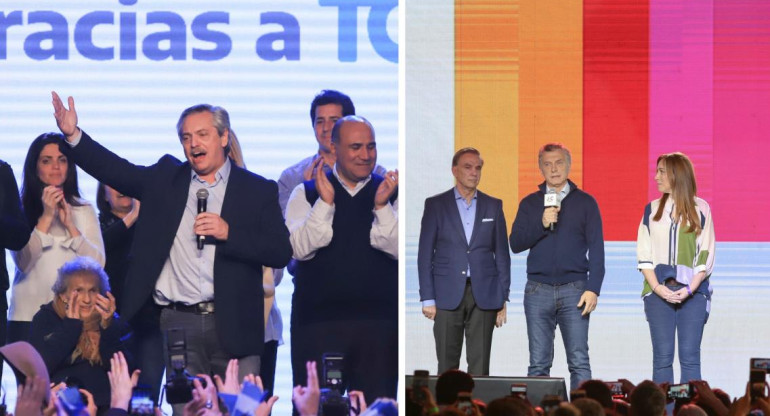 Elecciones PASO 2019, Alberto Fernández y Mauricio Macri