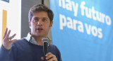 Axel Kicillof junto a intendentes en acto en Avellaneda, AGENCIA NA