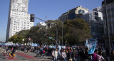 Manifestación en el centro porteño, polentazo, NA