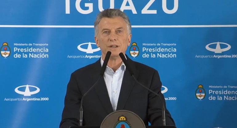 Macri anunció nuevo vuelo de Iguazú a Madrid