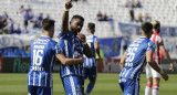 Festejo de Santiago García para Godoy Cruz ante Estudiantes por Superliga