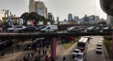 Marcha de organizaciones sociales por la autopista 25 de mayo