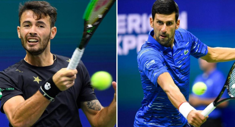 Juan Ignacio Londero vs. Novak Djokovic, Us Open, tenis, REUTERS	