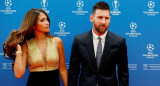 Antonela Roccuzzo y Lionel Messi, REUTERS