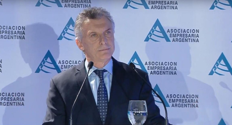 Mauricio Macri, IV Jornada de la Asociación Empresaria Argentina, YouTube Casa Rosada