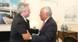 Alberto Fernández junto a Antonio Costa, primer ministro de Portugal, FRENTE DE TODOS