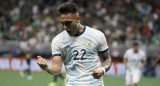 Partido amistoso: Festejo de Lautaro Martínez para la Seleccion Argentina ante Mexico, REUTERS