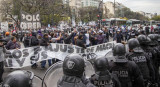 Acampe y marchas en el centro porteño, AGENCIA NA