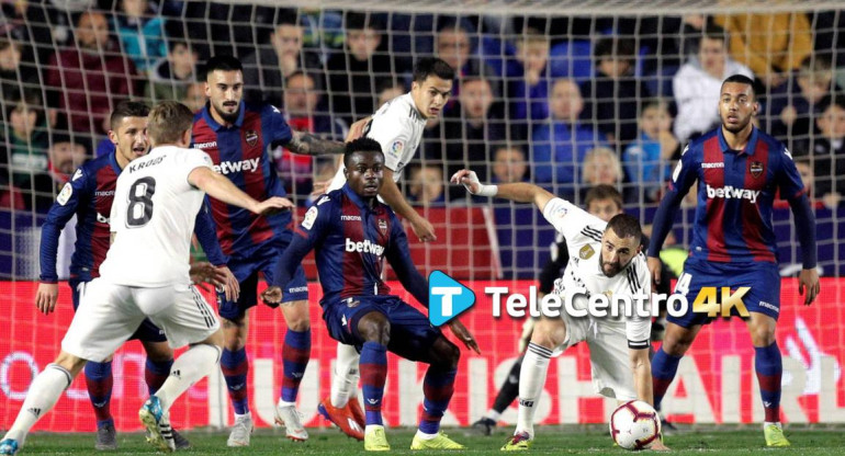 Levante vs Real Madrid, TeleCentro 4K