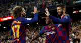 La Liga, Festejo del Barcelona ante Valencia, REUTERS