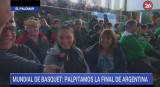 Mundial de básquet, móvil Canal 26