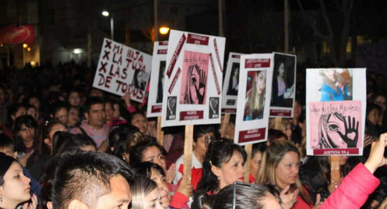 Marcha en Neuquén por el crimen de Laura Cielo López