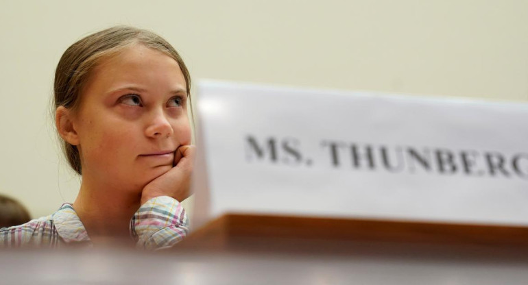 Greta Thunberg, activista contra el cambio climático, REUTERS