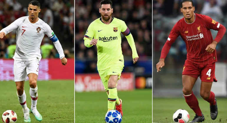 Premios The Best, Messi, Ronaldo y van Dijk, Agencia NA