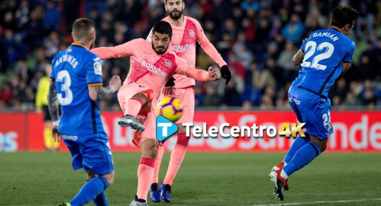 Getafe vs Barcelona, La Liga, TeleCentro 4K