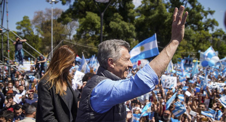 Mauricio Macri, marcha Sí se puede, Agencia NA