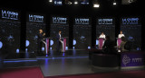 Matías Lammens, Horacio Rodríguez Larreta, Gabriel Solano y Matías Tombolini, Debate elecciones 2019, NA	