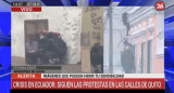 Crisis en Ecuador, habla argentina radicada en el país, Canal 26