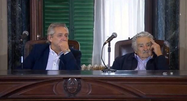 Alberto Fernández y Pepe Mujica