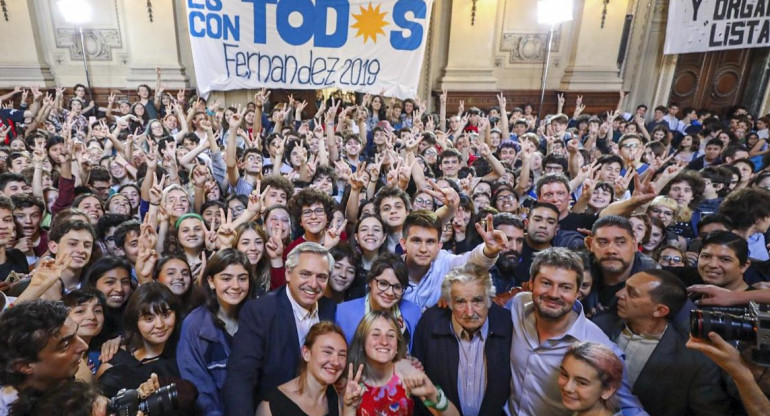 Alberto Fernández y Pepe Mujica, Elecciones 2019, Agencia NA