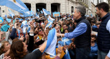 Mauricio Macri, marcha "Sí, se puede" en Olavarría, Agencia NA