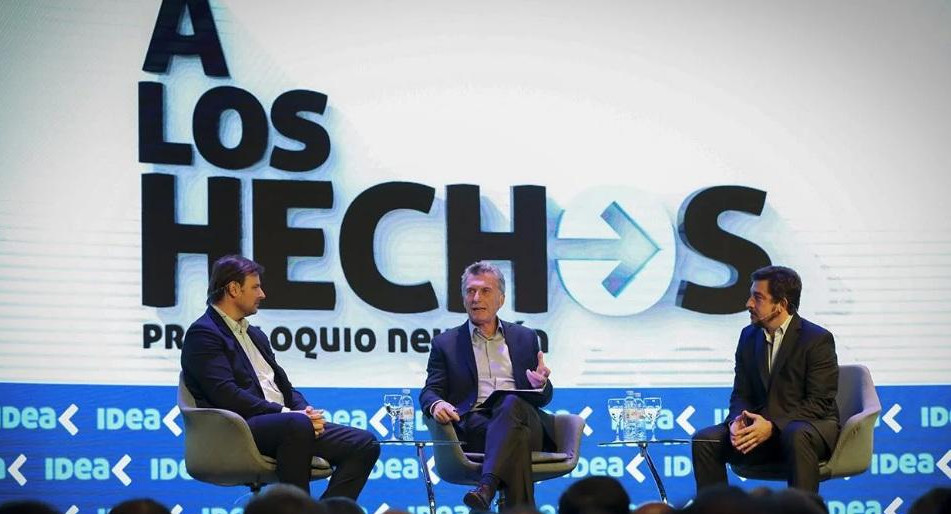Mauricio Macri, Coloquio de IDEA. Foto: NA