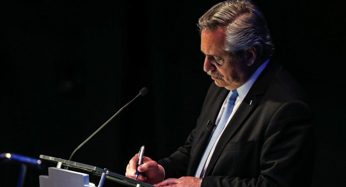 Alberto Fernández en el debate de candidatos a presidente 2019, REUTERS