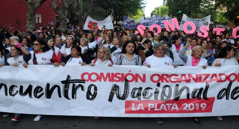 Encuentro Nacional de Mujeres, marcha La Plata