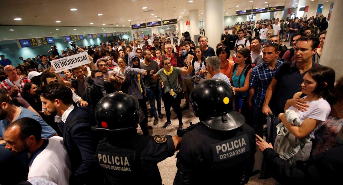 Incidentes en Barcelona, REUTERS