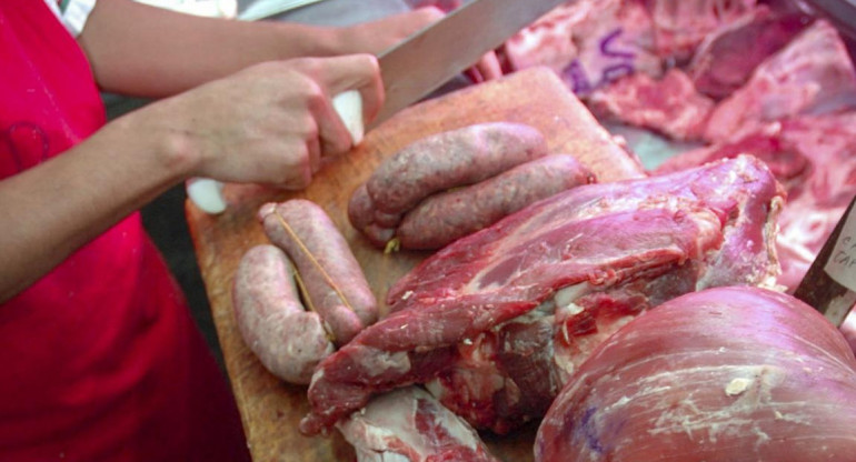Carne, carnicerías, economía argentina, NA