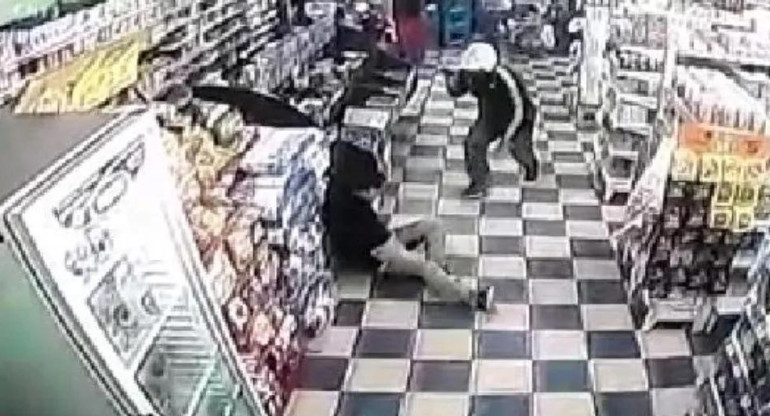 Crimen de un policía en supermercado chino de San Miguel