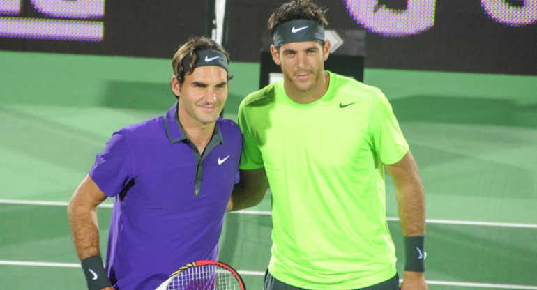 Roger Federer y Juan Martín Del Potro
