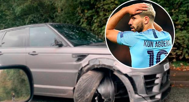 Accidente de Sergio Kun Aguero en Manchester