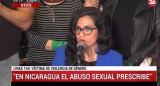 Abogada de Thelma Fardin, conferencia de prensa, Canal 26