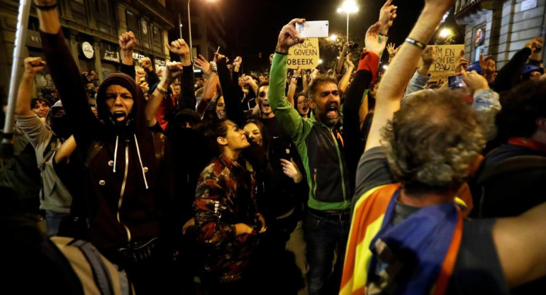 Múltiples protestas en España, REUTERS	