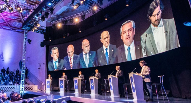 Debate presidencial, candidatos