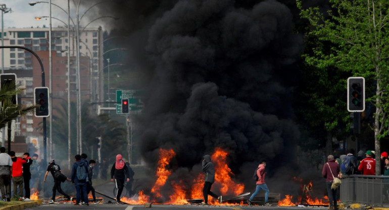 Manifestaciones, protestas y tensión en Chile, REUTERS