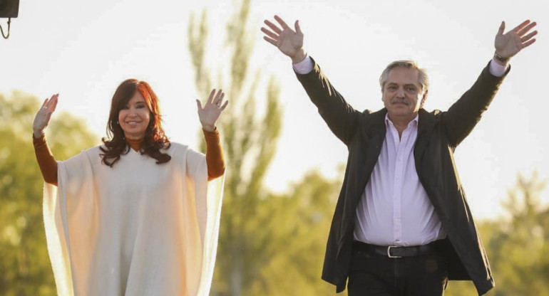 Alberto Fernández y Cristina Kirchner, AGENCIA NA