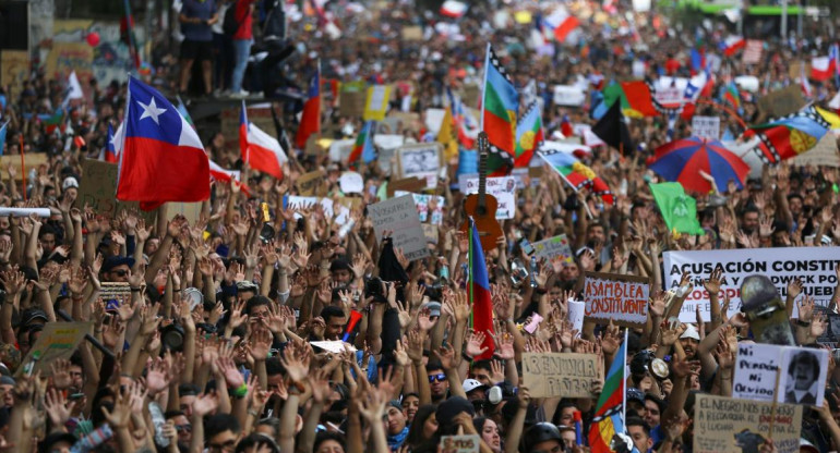 Marcha Chile, protestas, REUTERS