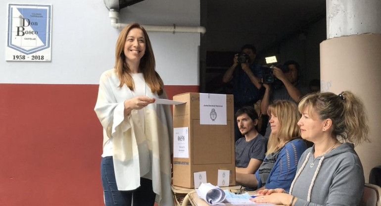 Elecciones 2019, María Eugenia Vidal, votación, 