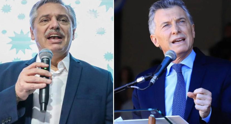 Alberto Fernández y Mauricio Macri, elecciones 2019