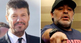 Marcelo Tinelli y Diego Maradona, Google