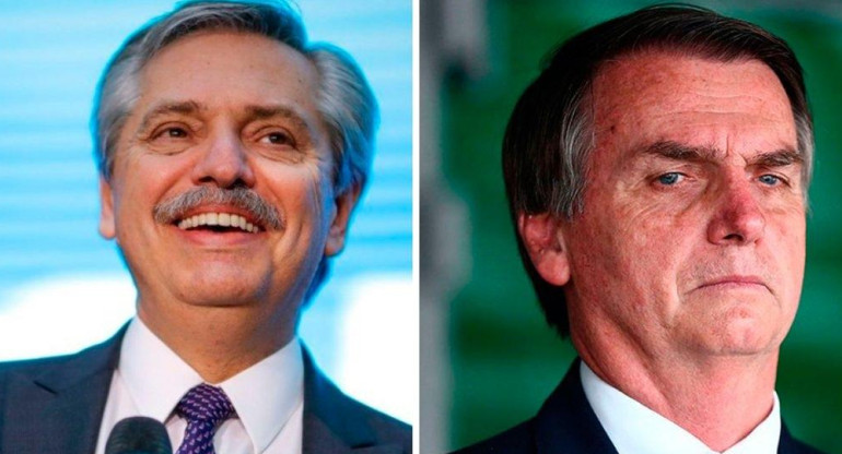 Alberto Fernández y Jair Bolsonaro