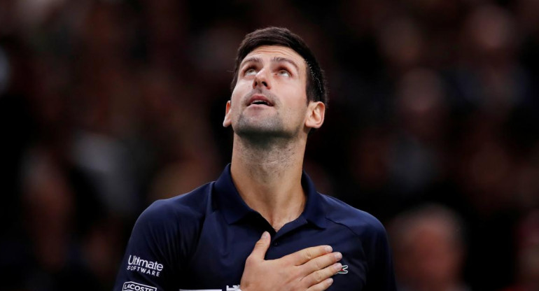 Novak Djokovic, Masters 1000 de París, REUTERS	