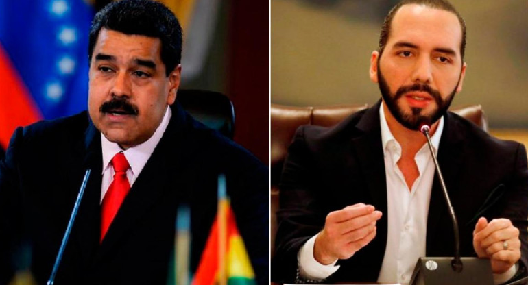 Nicolás Maduro y Nayib Bukele