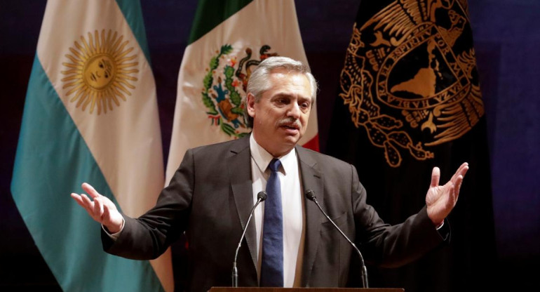 Alberto Fernández en México, REUTERS