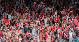 Hinchas de Colón en la final de la Sudamericana, REUTERS